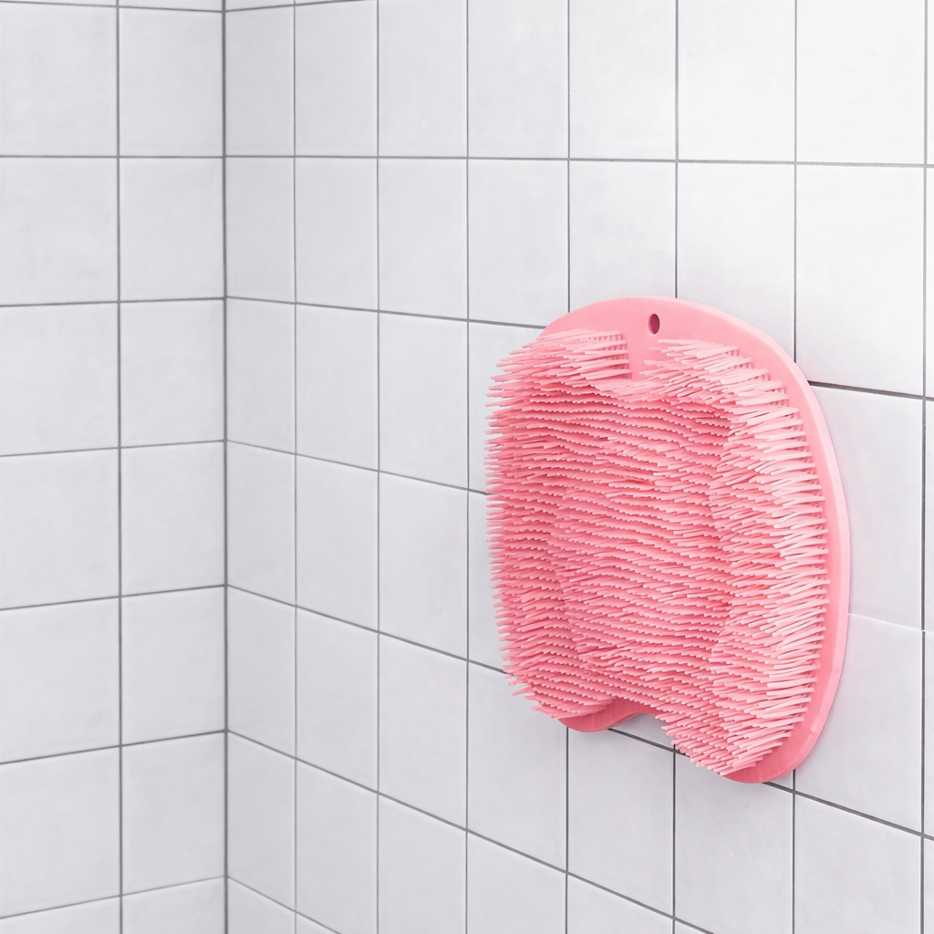 Tapis ergonomique exfoliant à ventouse