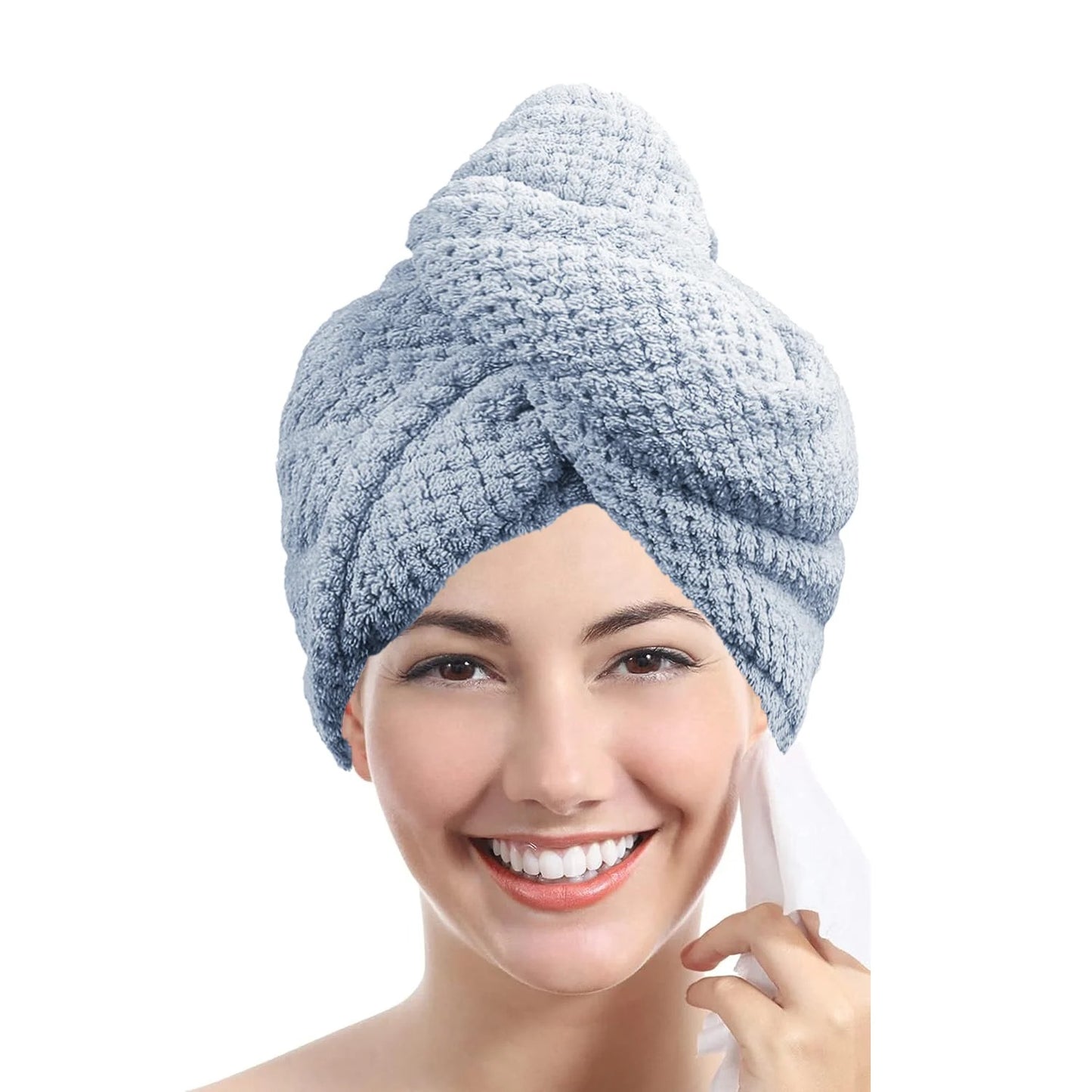 Serviette turban pour cheveux