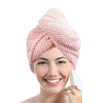 Serviette turban pour cheveux