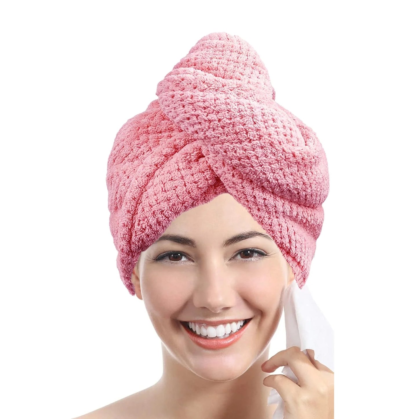 Serviette turban pour cheveux