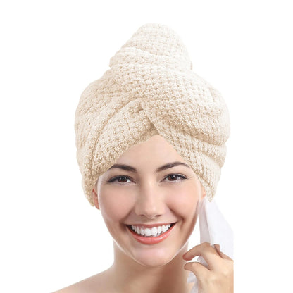 Serviette turban pour cheveux