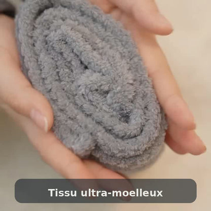 Serviette turban pour cheveux